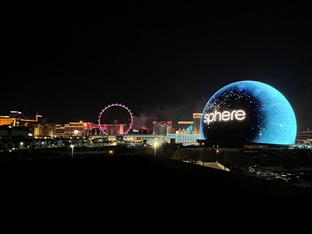 The MSG Sphere in Las Vegas.