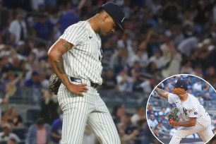 Luis Gil didn’t shrink in the harsh spotlight of pitching against the Dodgers, but he wasn’t at his best either in a 6-4 win to salvage the final game of the series in The Bronx.