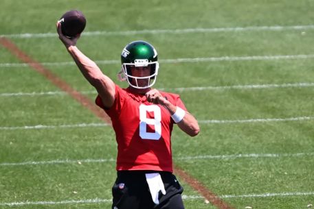 aaron rodgers jets minicamp absence