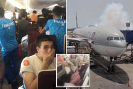 Horror as passengers 'dehydrating and passing out' while stuck on plane for hours in 100-degree heat