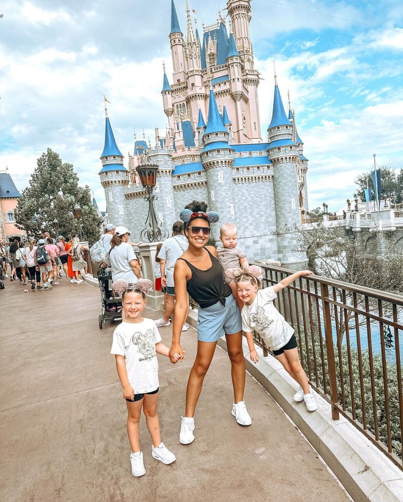 "Once Upon a Nanny" works during a visit to the Magic Kingdom