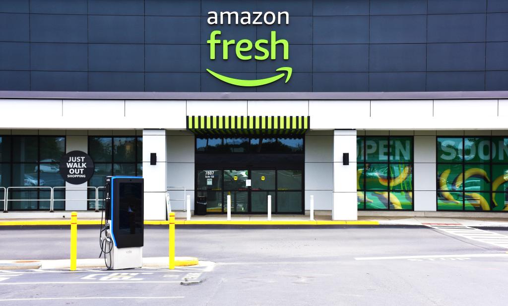 Amazon Fresh Store in Manassas, Virginia, USA