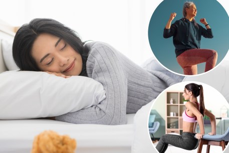New research finds that taking a break from the couch potato life to do short, simple exercises before bed can help you sleep about a half hour longer.