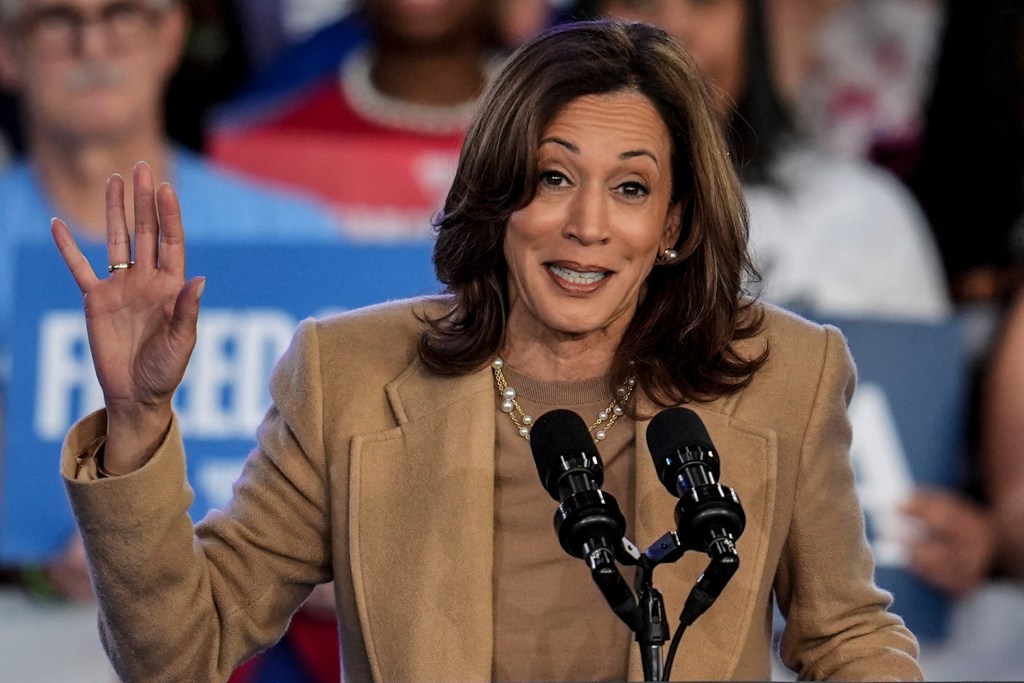 Kamala Harris appears at a North Carolina rally on Saturday. She is set for a visit to "Saturday Night Live," an insider told The Post.