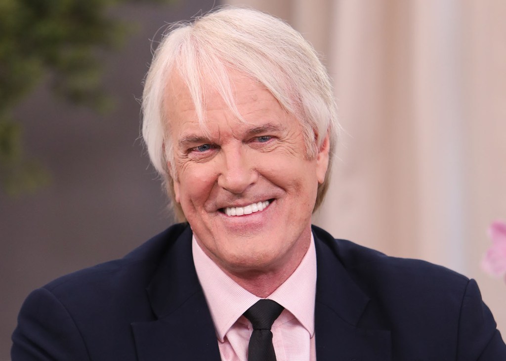 John Tesh visits Hallmark Channel's "Home & Family" at Universal Studios Hollywood on March 6, 2020 in Universal City, California.  