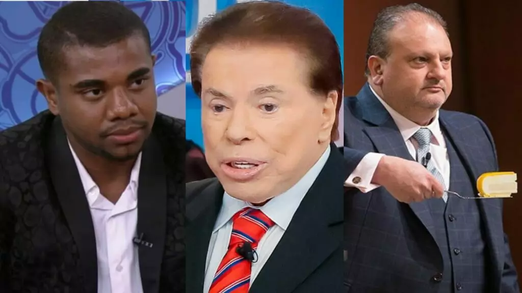 Davi Brito, Silvio Santos e Érick Jacquin