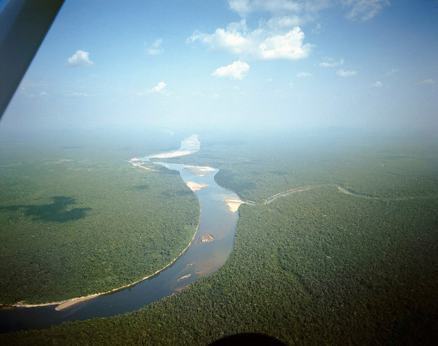Union of the Casiquiare estuary with the Orinoco at Tama-Tama. It was explore in 1880 by Alexander Von Humboldt.
