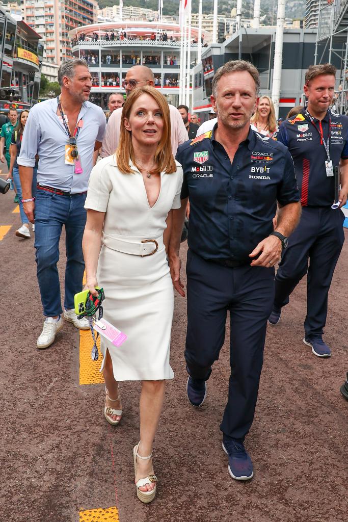 Geri Halliwell and Christian Horner.