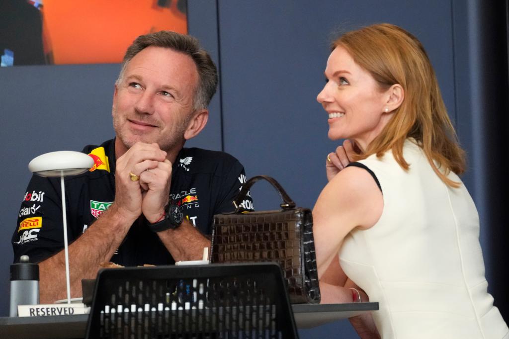 Geri Halliwell and Christian Horner.