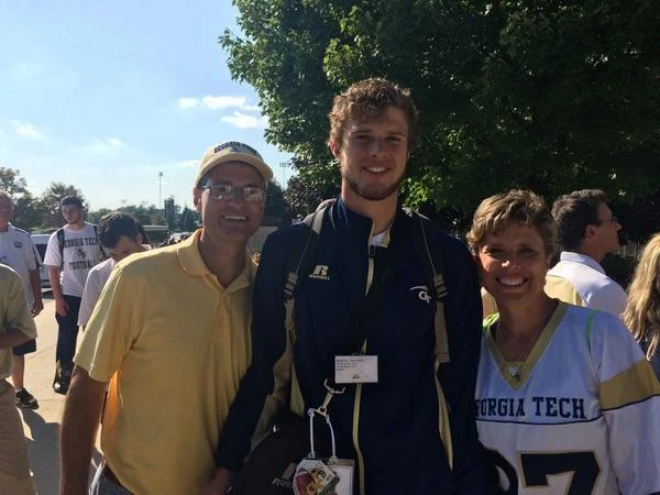 Harrison Butker with his parents