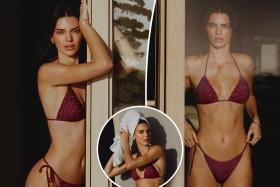 Kendall Jenner sizzles in rhinestone-studded string bikini — and you can buy it right now