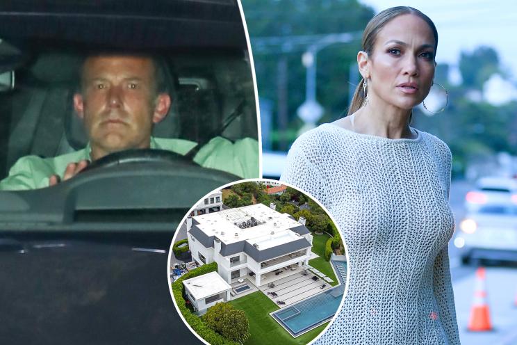 Ben Affleck visits Jennifer Lopez for 4 hours at $60M marital home they’re reportedly selling