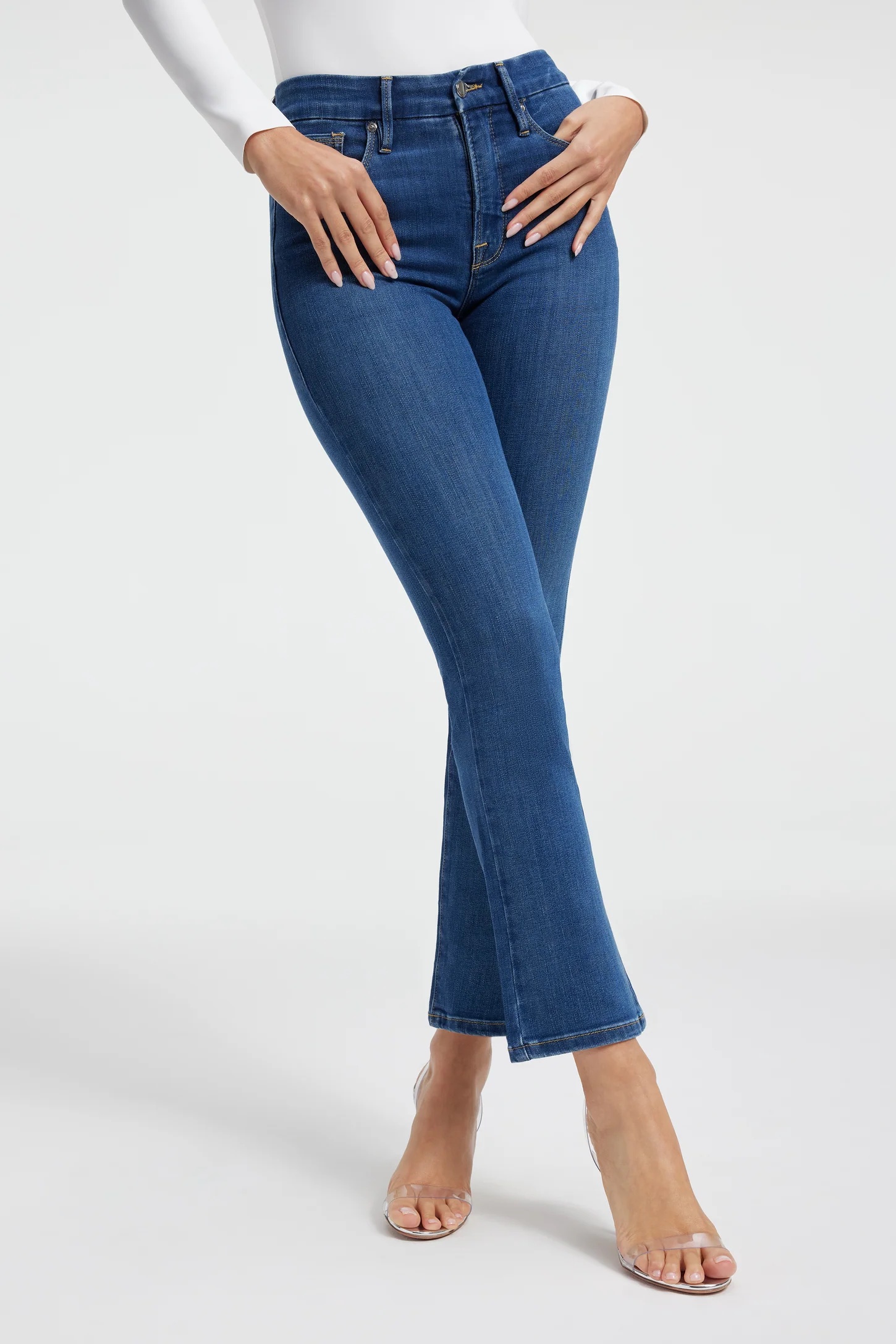 Straight leg jeans