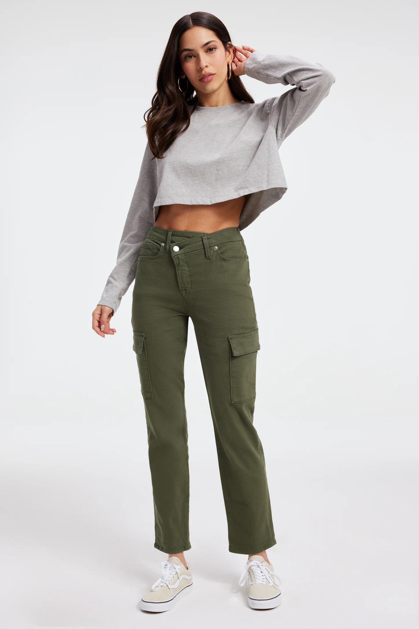 Crossover top cargo pants