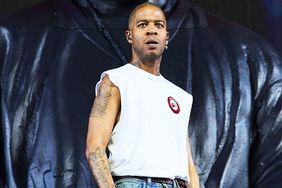 Kid Cudi performs at Sahara Tent during the 2024 Coachella Valley Music and Arts Festival at Empire Polo Club on April 21, 2024 in Indio, California.