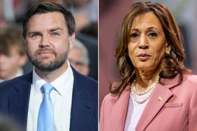 J.D. Vance and Kamala Harris