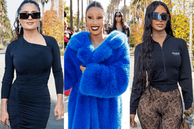 Celebridades en el desfile de Balenciaga en Los Ángeles