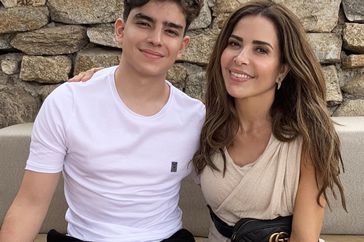 Gloria Trevi y su hijo Angel Gabriel