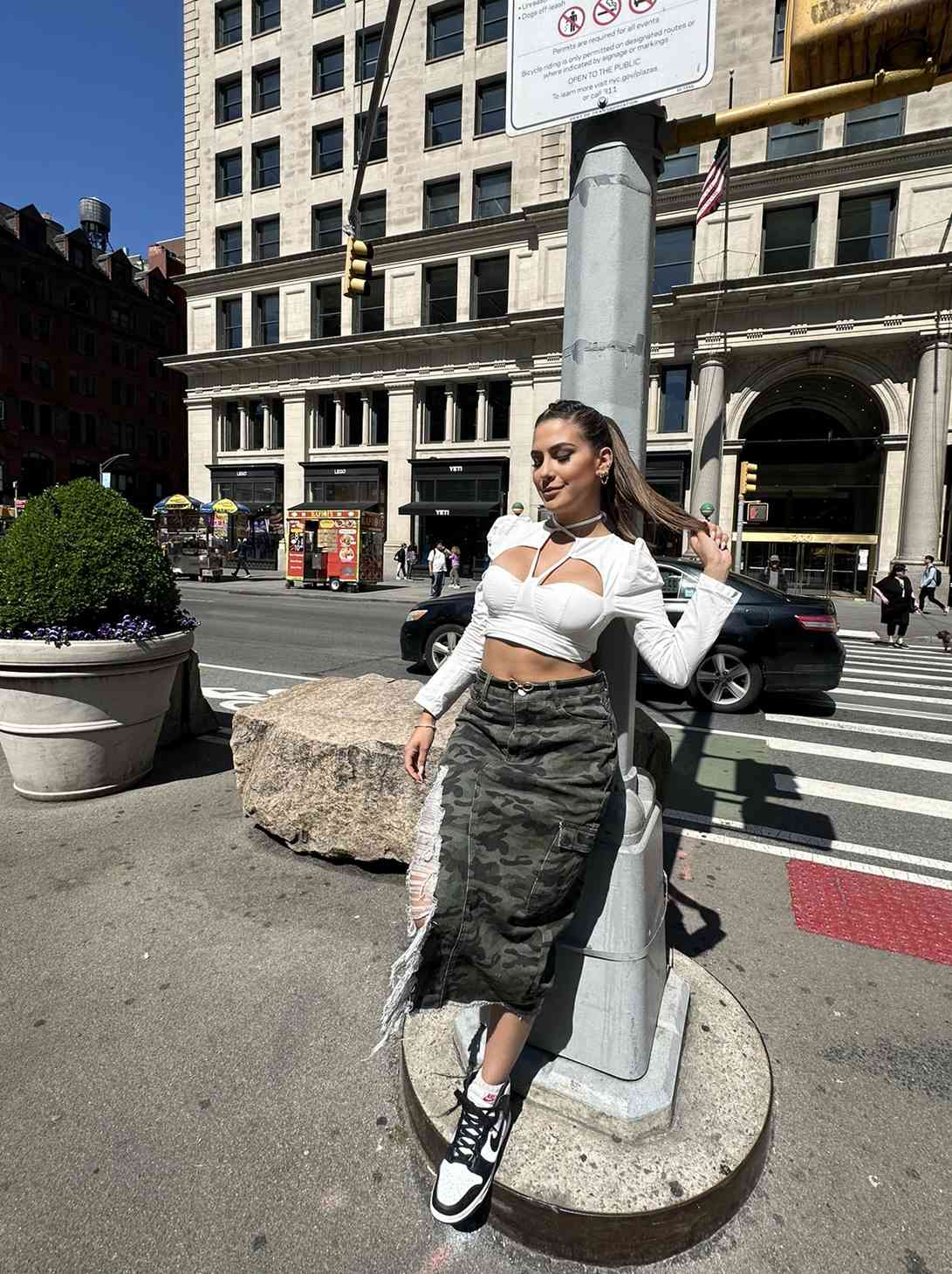 Jessica Rodriguez look casual NYC May 7