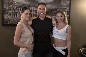 Fernando Giajardo con Irina Baeva y Fabiola Guajardo 