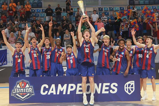 El Bar�a se proclama campe�n del Campeonato de Espa�a junior tras derrotar al Real Madrid