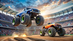 🚜Основные моменты Monster Jam в Лондоне 2024