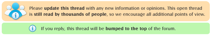 Please update this thread with any new information or opinions. This open thread is still read by thousands of people, so we encourage all additional points of view.