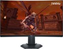 Dell - S2721HGF 27" Gaming - LED Curved FHD FreeSync and G-SYNC Compatible Monitor (DisplayPort, HDMI) - Black