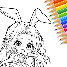 「Cute Drawing : Anime Color Fan」のアイコン画像