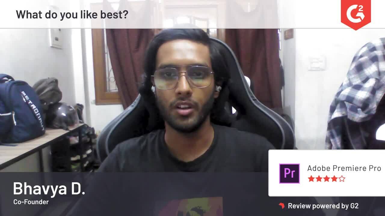 Adobe Premiere Pro review by Bhavya D.