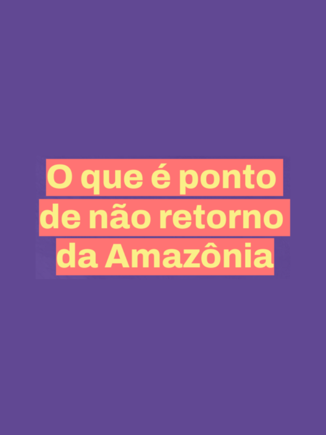 Entenda o que é o ponto de não retorno