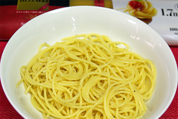 レガーロ 1.7mmで作ったパスタ