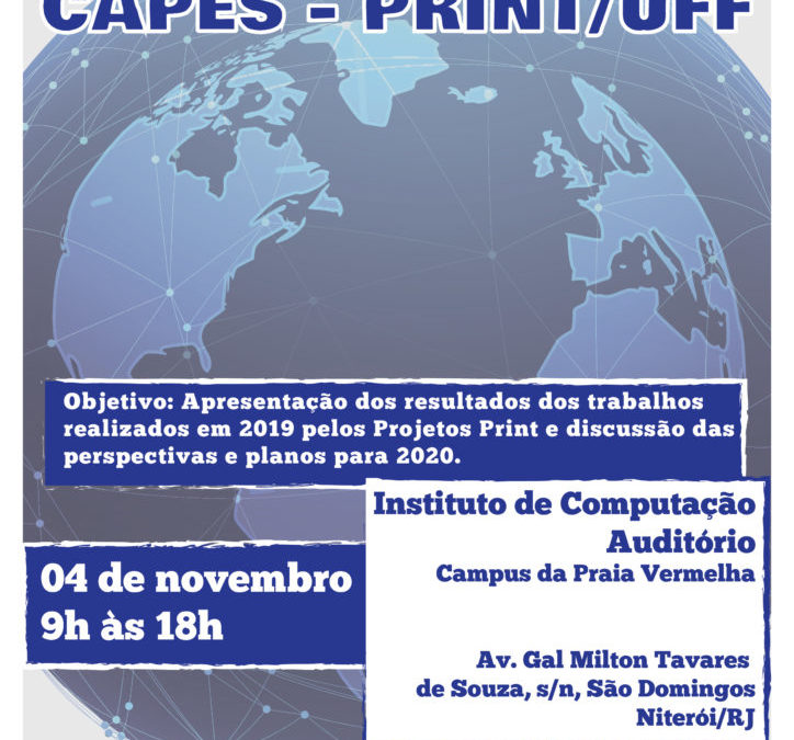 I WorkShop CAPES – Print/UFF