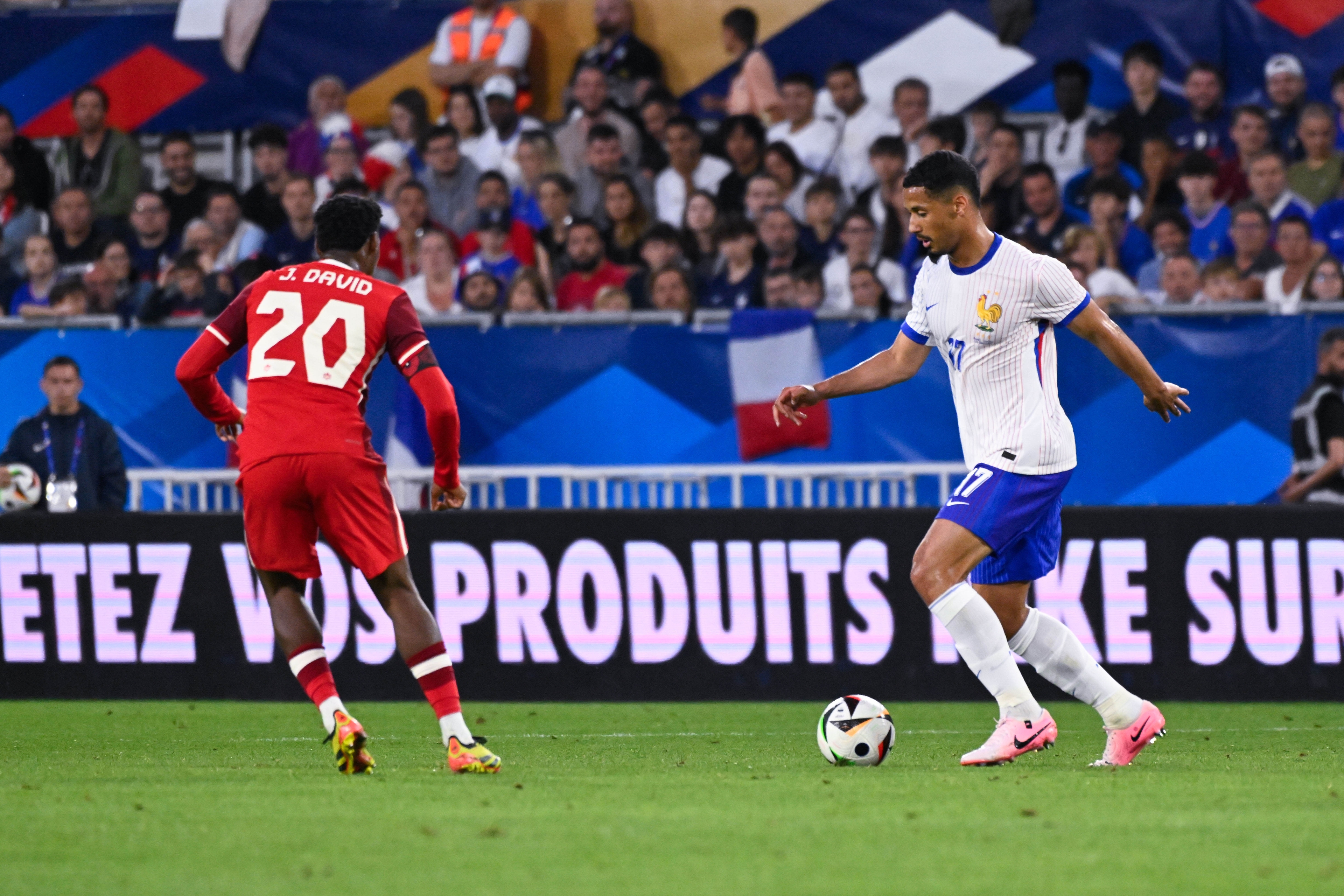 William Saliba face au Canada