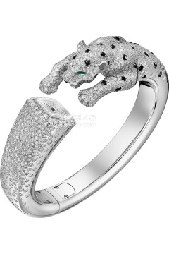 卡地亚PANTHÈRE JEWELLERY WATCHES系列猎豹造型白金款
