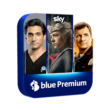 blue Premium Packshot mit Good Doctor, House of the Dragons uns Rookie