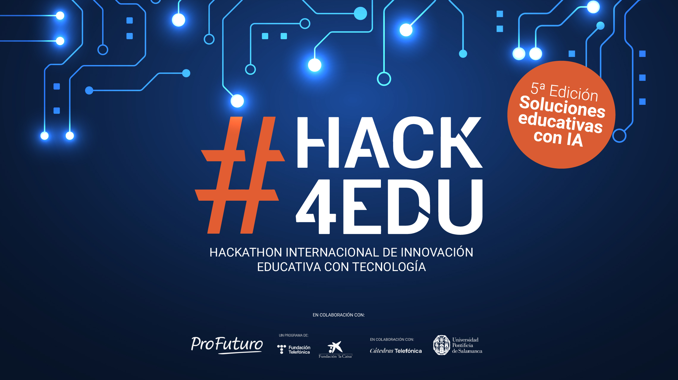 Llega la V edición de #hack4edu: impulsa la innovación en educación digital con IA