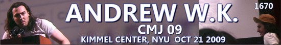 CMJ Special Event