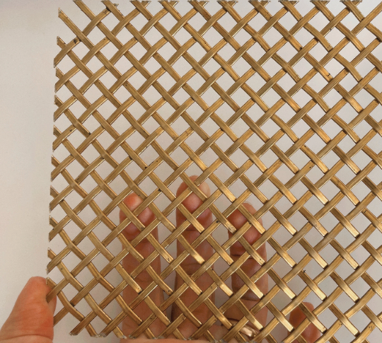 Wire Mesh Brass Architectural Woven Furniture and Creative Grille Mesh - Purdy Hardware - Wire Mesh