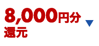 8,000円分 還元