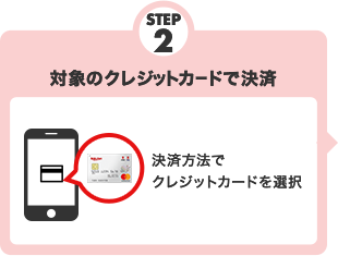 STEP2 対象のクレジットカード