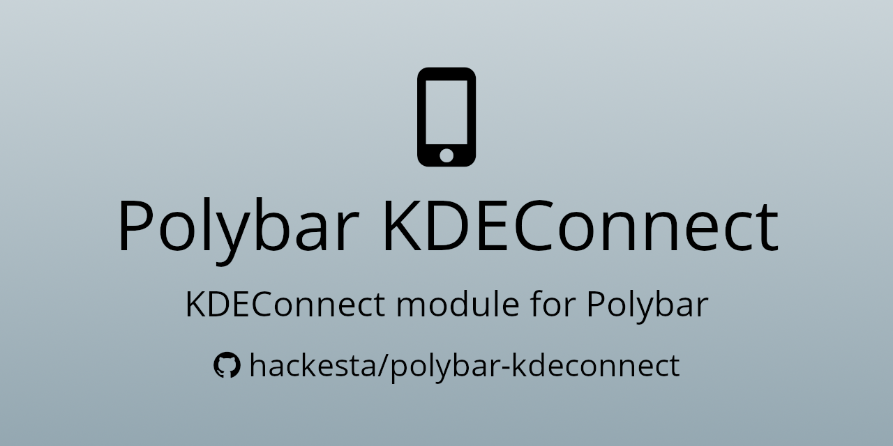 polybar-kdeconnect