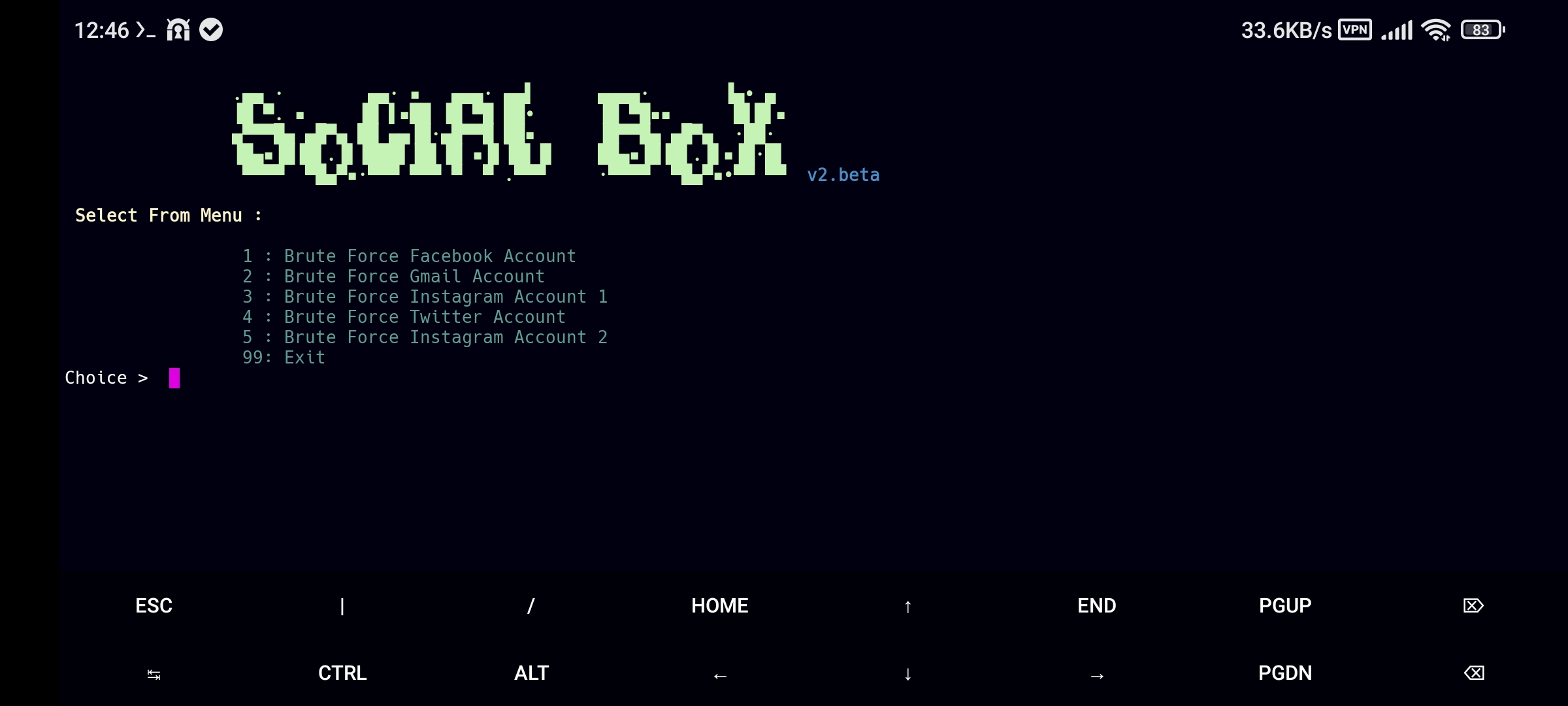 SocialBox-Termux