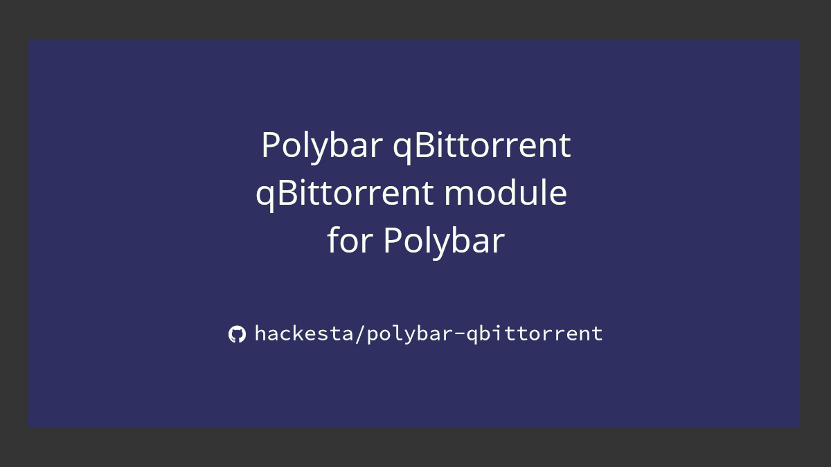 polybar-qbittorrent