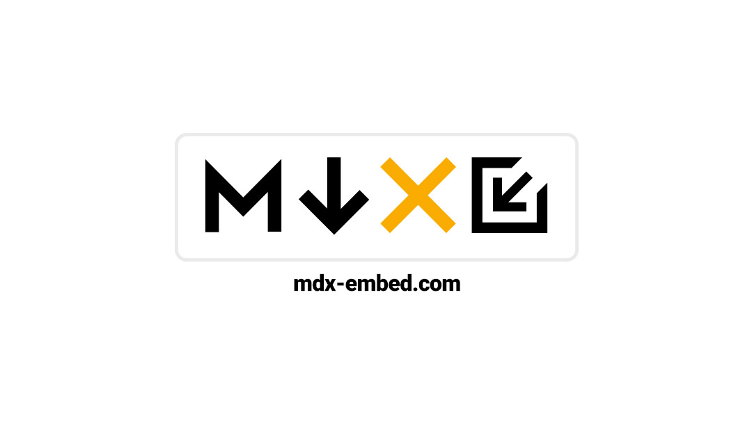 mdx-embed