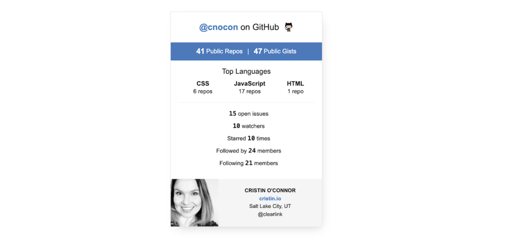 express-github-stats-card