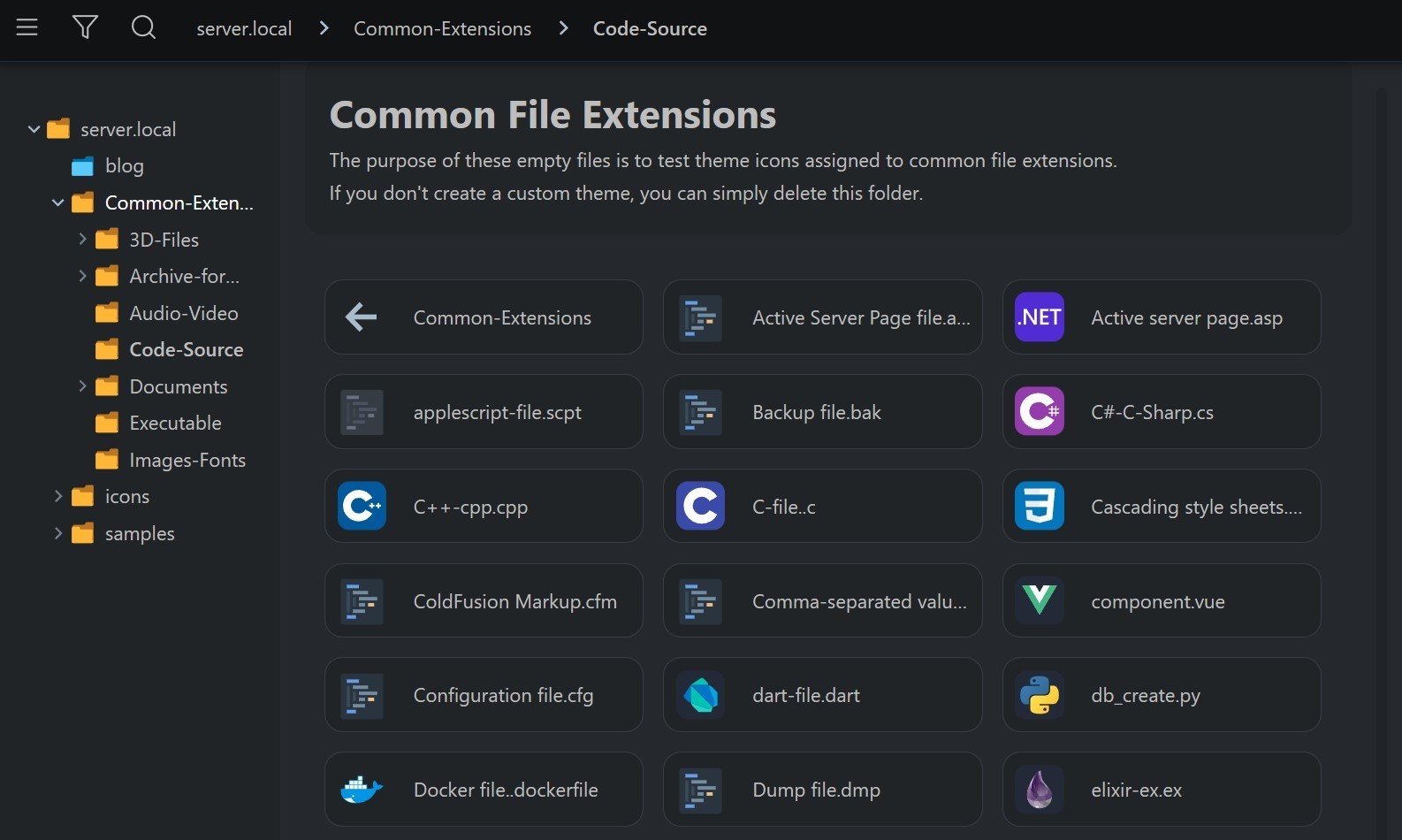 server-directory-index