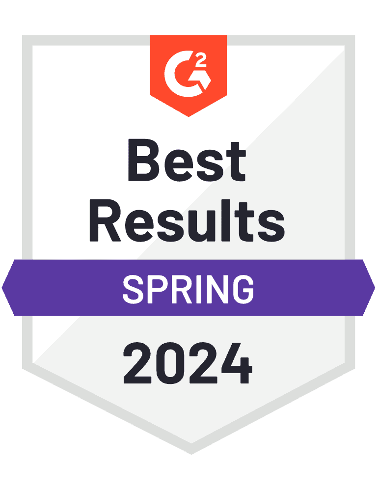 G2 best results, spring 2024