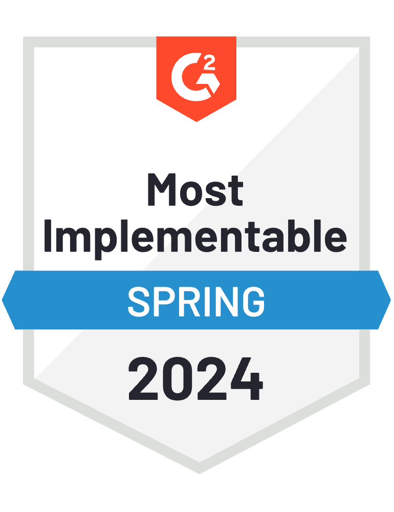 G2 most implementable, spring 2024