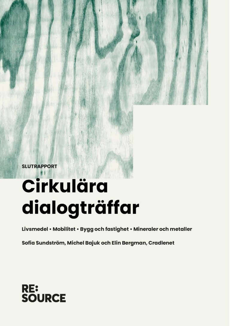 Försättsblad för Innovationsinsatser för ökad resurseffektivitet